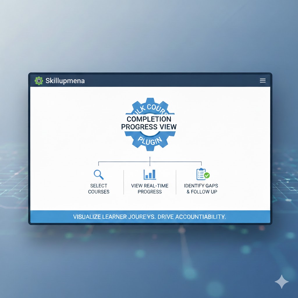 Bulk Course progress view 